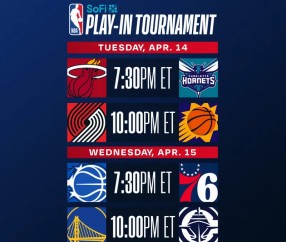 安全可靠-附加赛：15日黄蜂热火/太阳开拓者、16日76人魔术/快船勇士